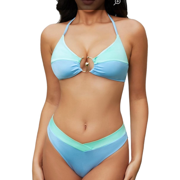 hoowise Womens Swimsuits High Waisted Bikini Tummy Control XL NWT - Picture 1 of 7